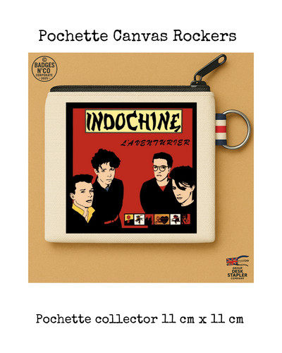 Indochine pochette canvas - -,