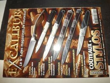 ** Revue Excalibur n°54 Couteaux et stylos / Coutellia / Les aciers 
