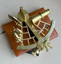 Sextant nautique en laiton