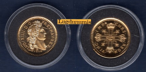 Médaille double louis au - double,