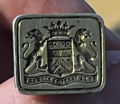 Sceau cachet 19eme armoiries - cachet,