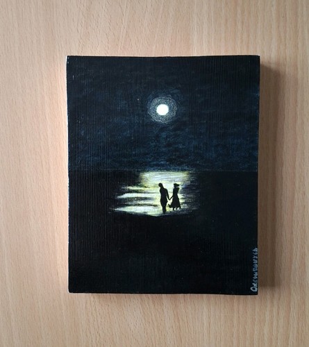Peinture acrylique sur - peinture, l'acrylique