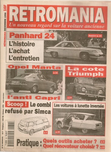 Retromania panhard b bt - retromania,