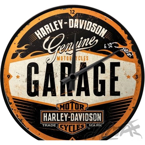 Horloge murale harley - horloge,