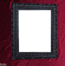 Miroir Murale 43x36 Miroir BAROQUE Rectangulaire NOIR Cadre Arabesco 2