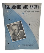 Vintage 1947 'Ask Anyone Who