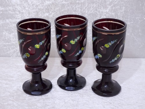 Verres rubinglas antiques - verres,