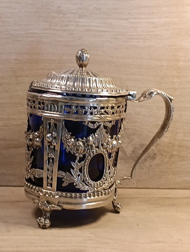 Moutardier argent massif - argent,