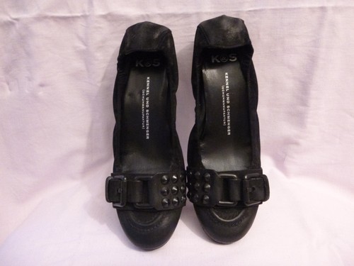 Neuf escarpins noirs kennel - escarpins,