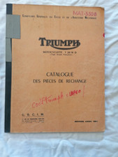 MOTO TRIUMPH T20 W D catalogue piéces de rechange