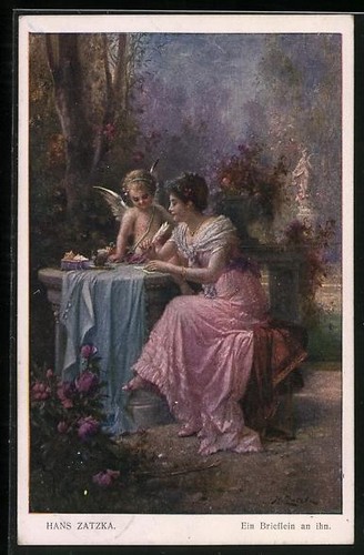 Carte postale artiste - carte, d'artiste