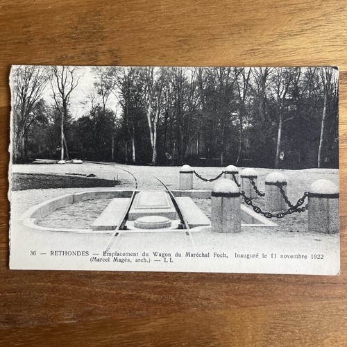 Postcard cpa rethondes - cpa,
