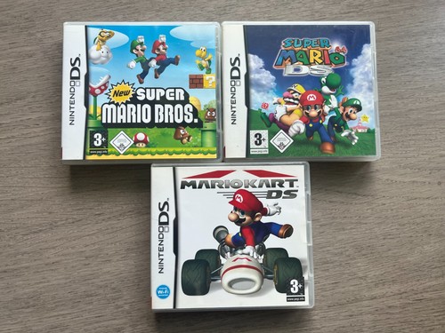 Trois jeux super mario - super,