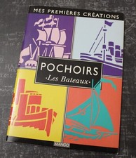 "LES BÂTEAUX" Livre de Pochoirs, excellent état - 1995