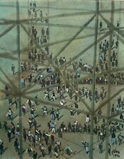 Tableau moderne 90 ' Jean-Pierre Stora  Centre Pompidou Beaubourg Paris peinture