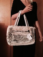 BABILA FAUX FUR LEATHER WHITE