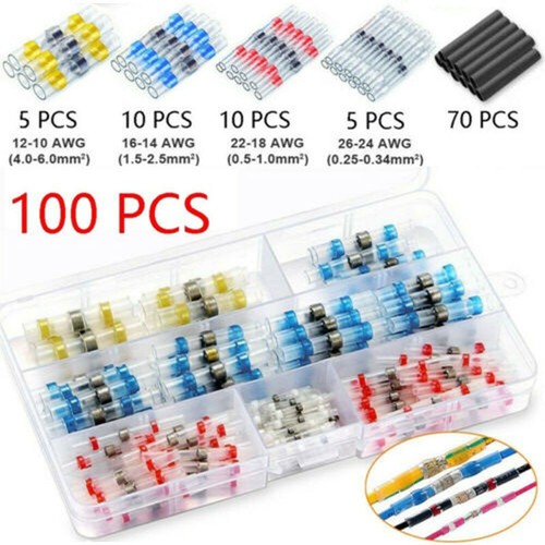 100x connecteur bout - connecteur,