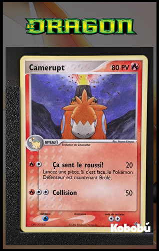 Carte pokémon camerupt 97 - carte,