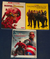 lot 3 bluray Marvel Cap