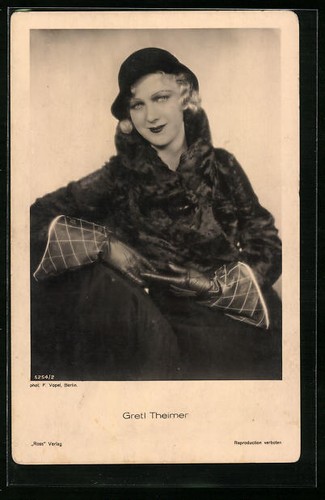 Carte postale acteur - , gretl