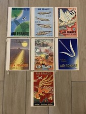 Lot de menus Air France Concorde 1981