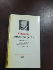 LIVRE PLEIADE MONTAIGNE