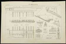 1890 - Plan incliné pour bateaux de navigation intérieure