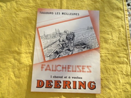 Faucheuses deering document - -,