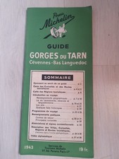 MICHELIN  - GUIDE  REGIONAL - GORGES DU TARN -CEVENNES , BAS LANGUEDOC- 1943 -