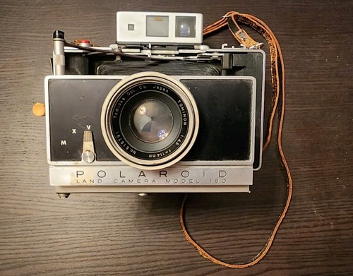 Vintage polaroid land camera - polaroid,