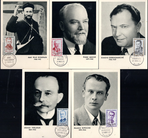 1248 fdc cartes 1er - 5,