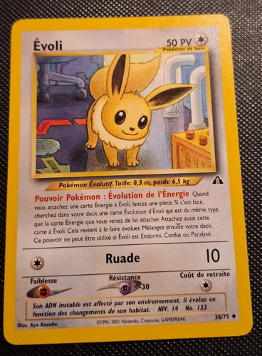 Carte pokemon évoli neo - carte,