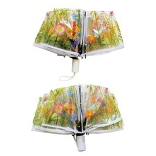 Parapluie transparent à trois