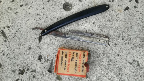Ancien rasoir barbier type - rasoir, (type