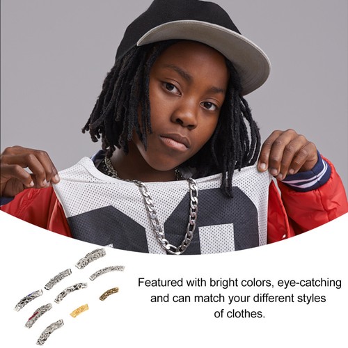 18pcs Perles de tube à