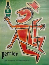 Affiche poster perrier - affiche,