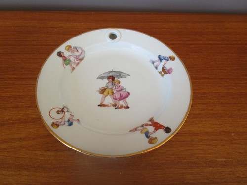 Ancienne assiette bouillie - a,