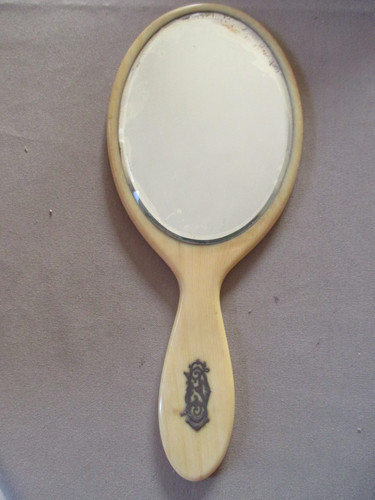 Ancien miroir face - ,