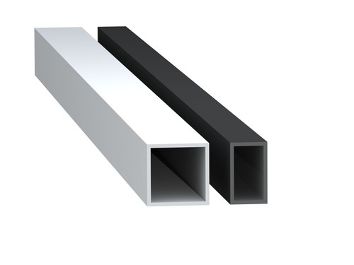 Tubes carrés aluminium - tubes, /