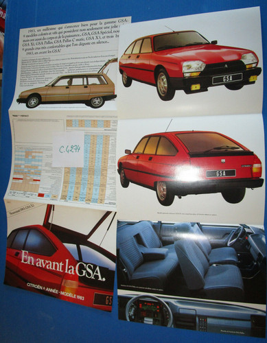 4274 citroen gsa - citroen, dépliant
