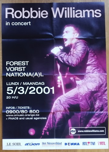 Robbie williams affiche - robbie,