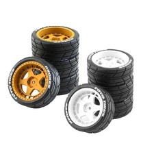 4x RC Rally Drift Pneus
