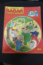 livre revue LE JOURNAL DE BABAR n° 15 1970