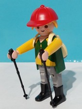 PLAYMOBIL FIGURINE RANDONNEUR CAMPEUR ALPINISTE MONTAGNARD SENTIER CHEMIN
