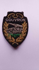 CHAR L.M PLUTON LAON COUVRON-Ecusson militaire brodé