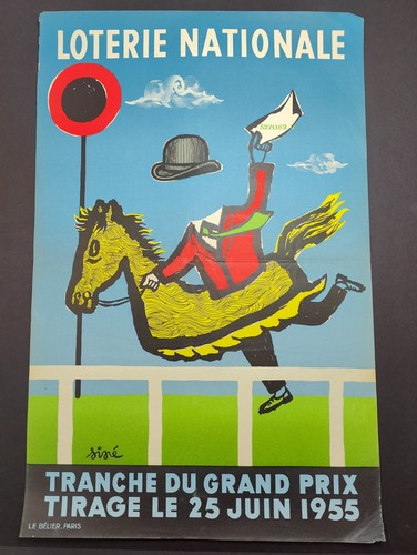 Affiche loterie nationale - loterie,