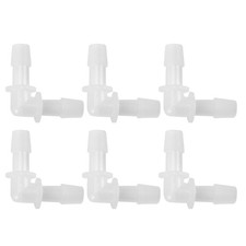 6 Pcs Connecteur Tuyauterie D'Aspiration Universel Connecteur Tuyauterie 9,5mm
