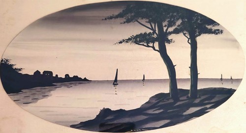 Tableau marine art déco - art,