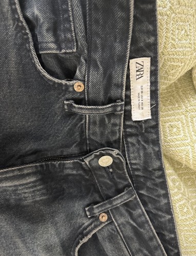 Zara jean femme noir straight - jean,
