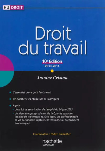 Droit travail 10e édition - droit, du